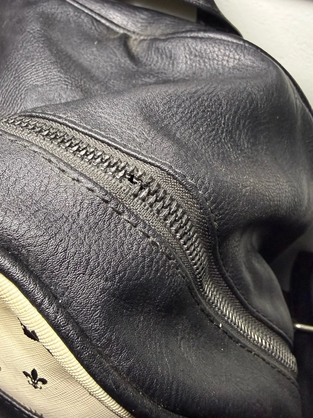 Y2K 2000s Baby Phat Black & White Studded Backpack All Over Print Backpack